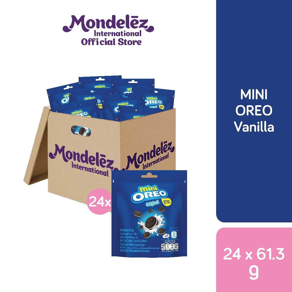 Oreo Mini Biscuits Multipack - (Vanilla 61.3g x 24)