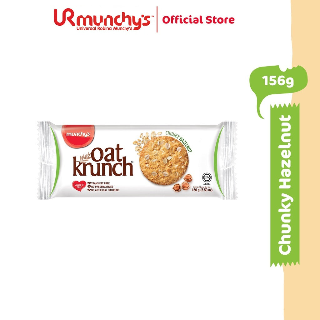 Munchy's Oat Krunch Biscuit - Chunky Hazelnut (156g)