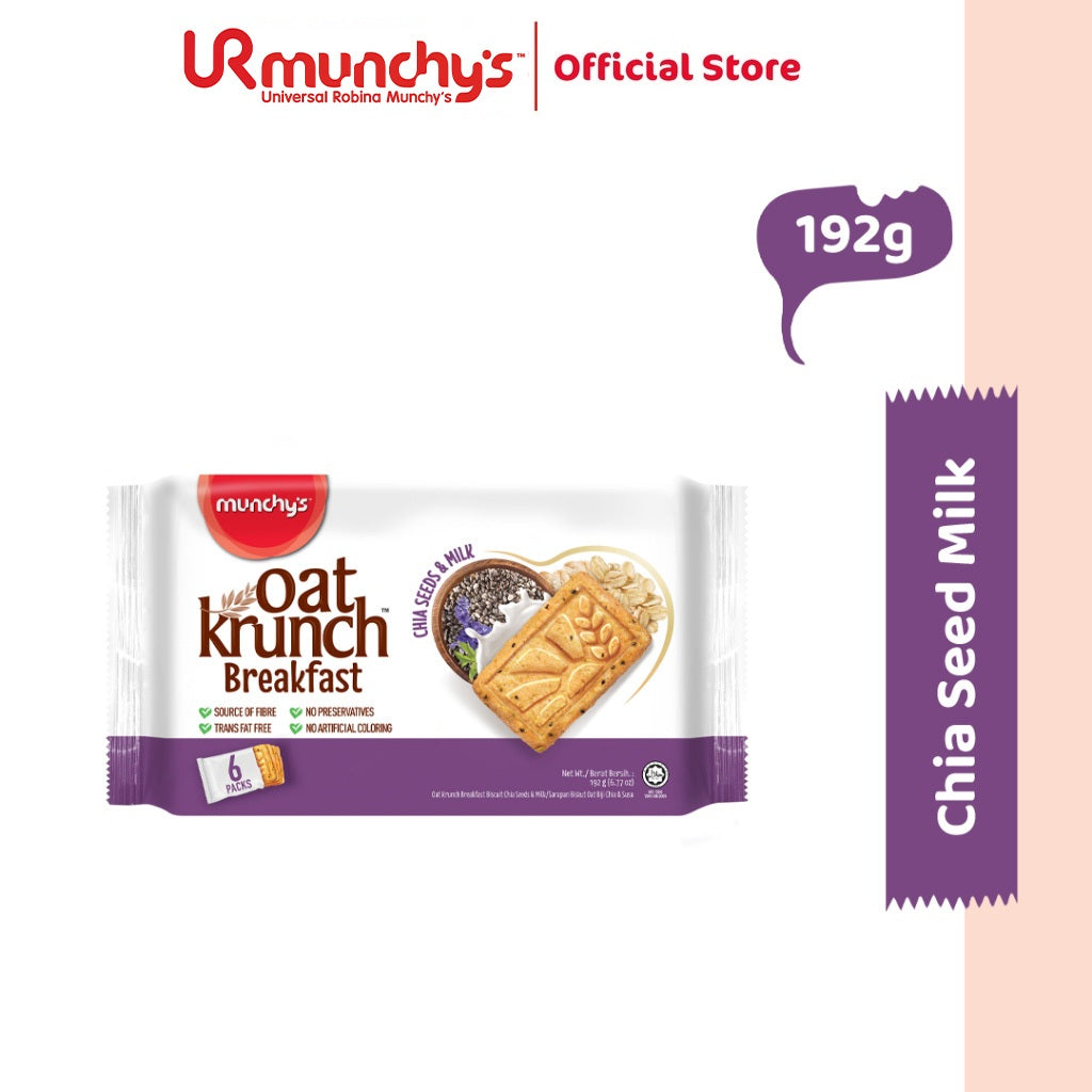 Munchy's Oat Krunch - Breakfast Chia Seed Milk (192g)