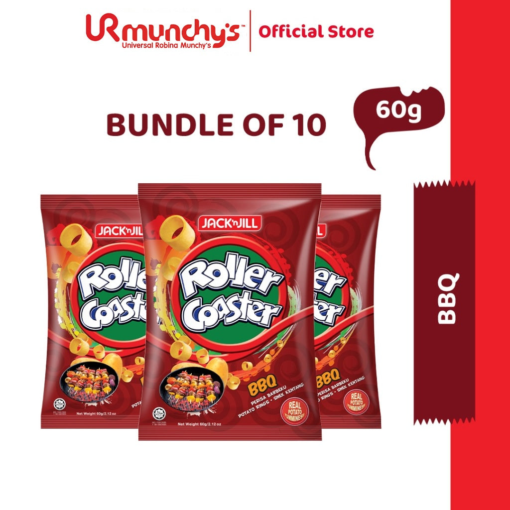 Jack ‘n Jill Roller Coaster - BBQ 60g x 10