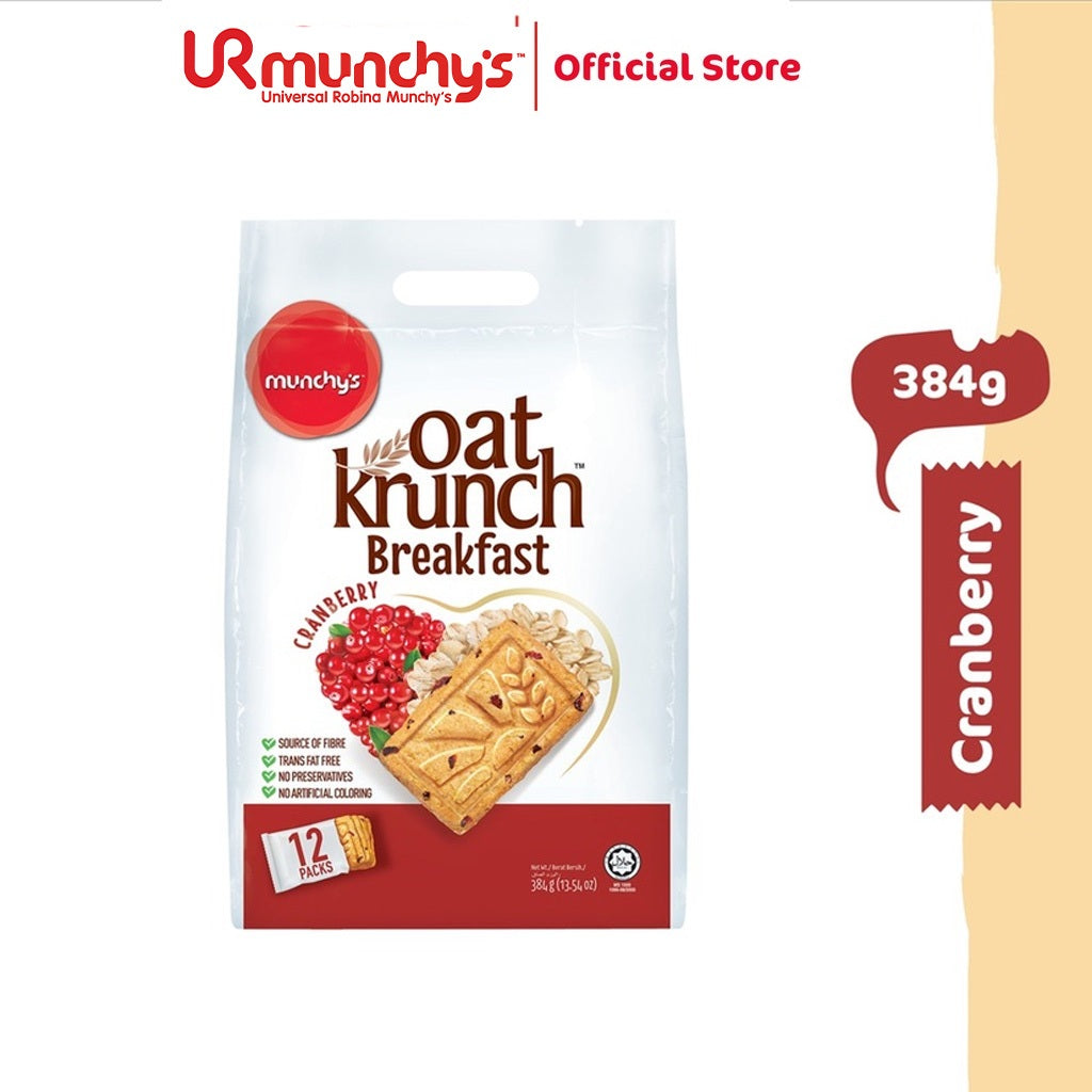 Munchy's Oat Krunch Biscuit - Cranberry (384g)