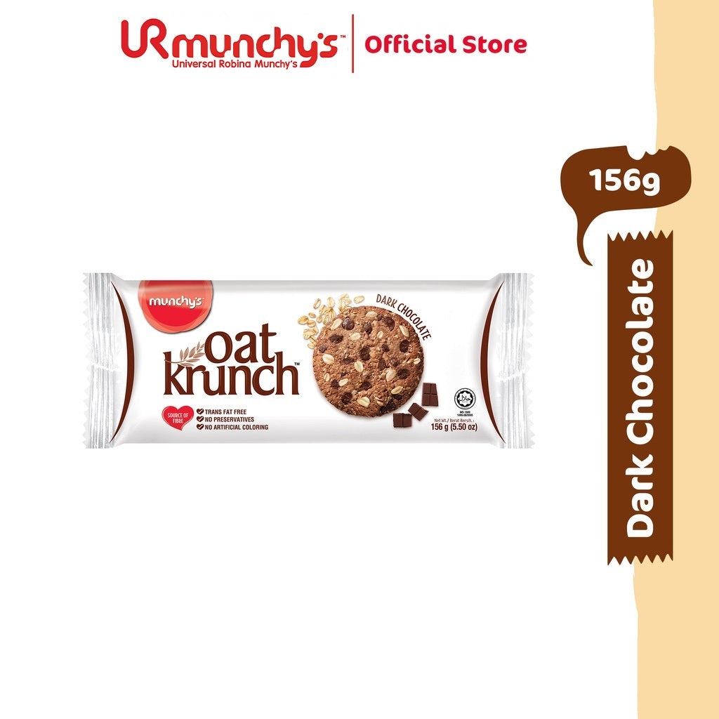 Munchy's Oat Krunch Biscuit - Dark Chocolate (156g)