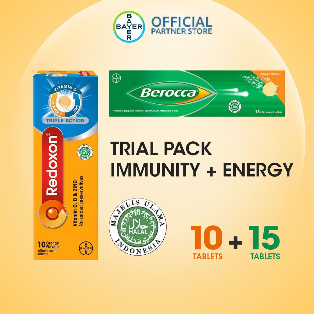 Trial Pack (Redoxon 10's + Berocca 15's)