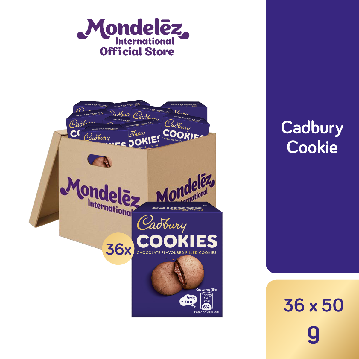 Cadbury Cookies ( 50g x36 )