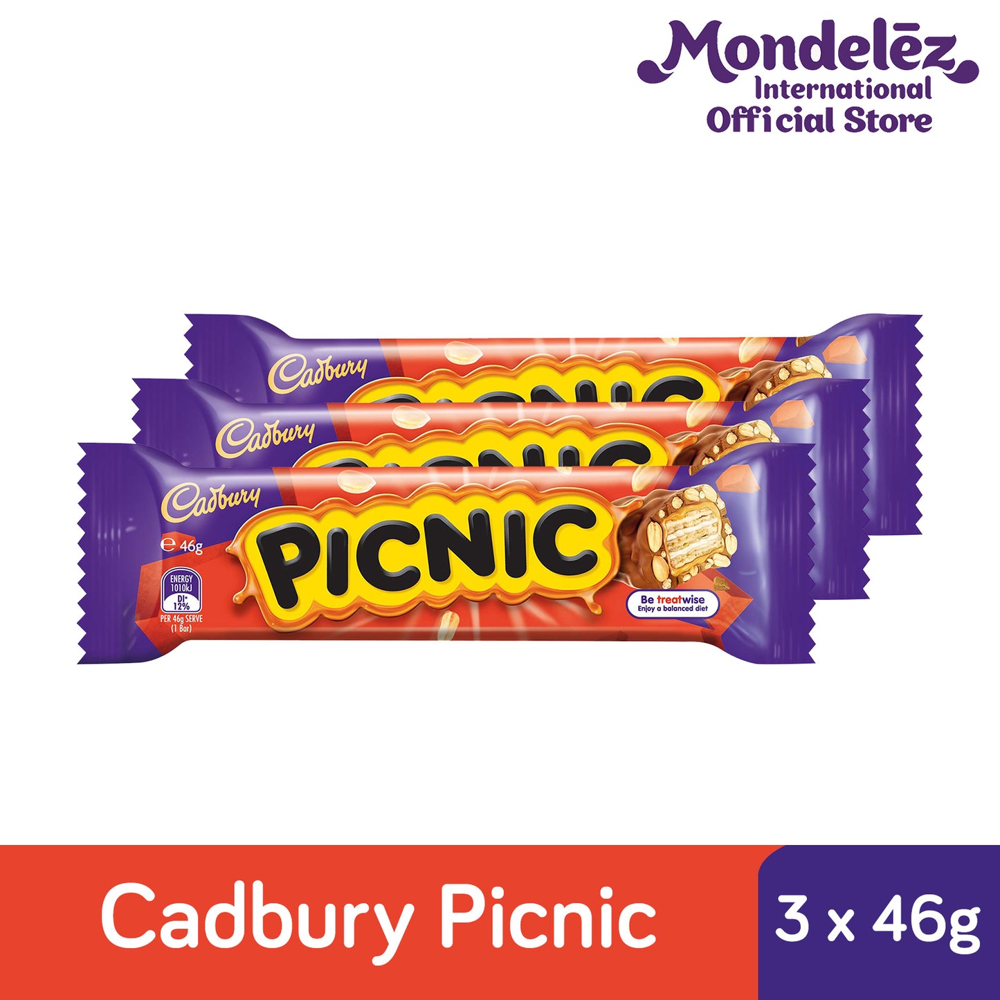 [CARTON DEAL] CADBURY PICNIC 46G         (4 X 25 X 46G)