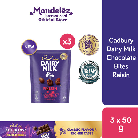 [CARTON DEAL] CDM BITES RAISIN 50G (1 X 24 X 50G)