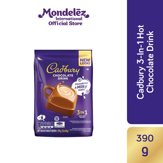 Cadbury Hot Chocolate 3-In-1 Hot Chocolate Drink Beverage (390g x 18)