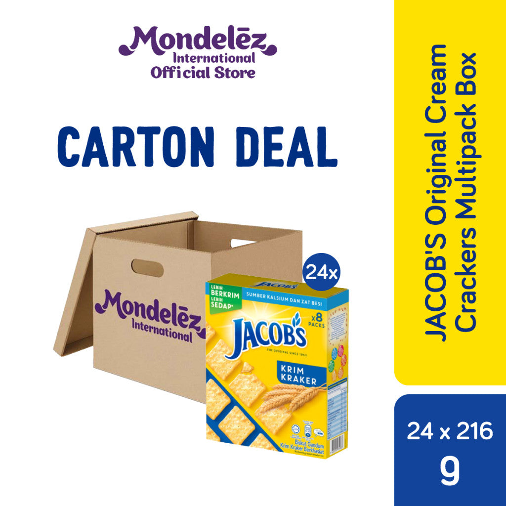 JACOB'S CREAM CRACKER SACHET MP Box ( 24 X 27G)