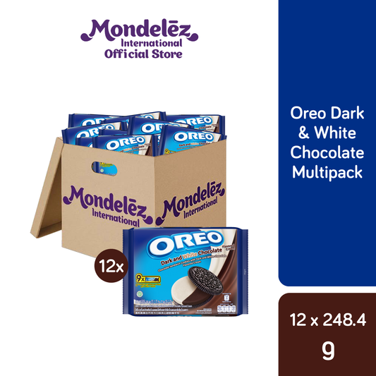 [CARTON DEAL] OREO DARK WHITE CHOC 24X110.4G (1 X 24 X 119.6G)