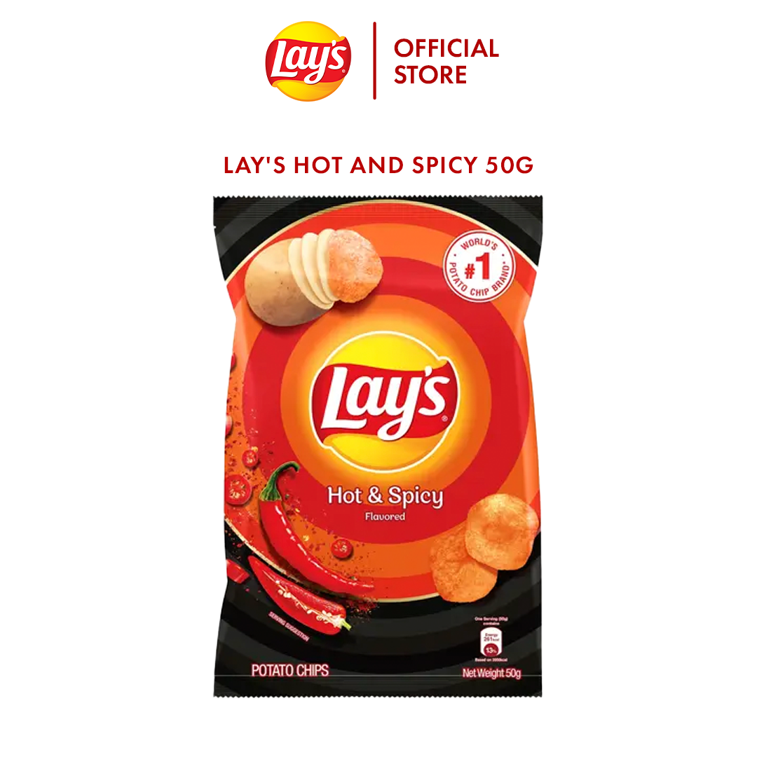 Lay’s Potato Chips Hot & Spicy 50g