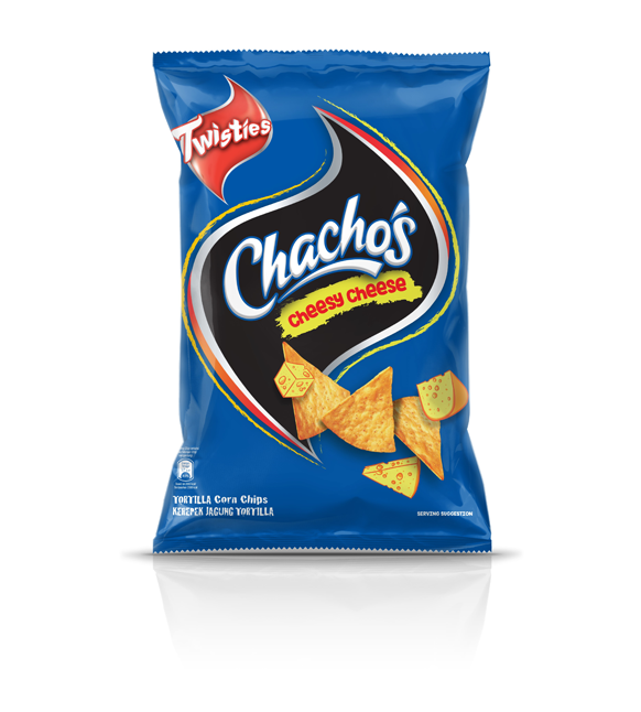 Twisties Chachos Corn Chips Big Pack Cheesy Cheese