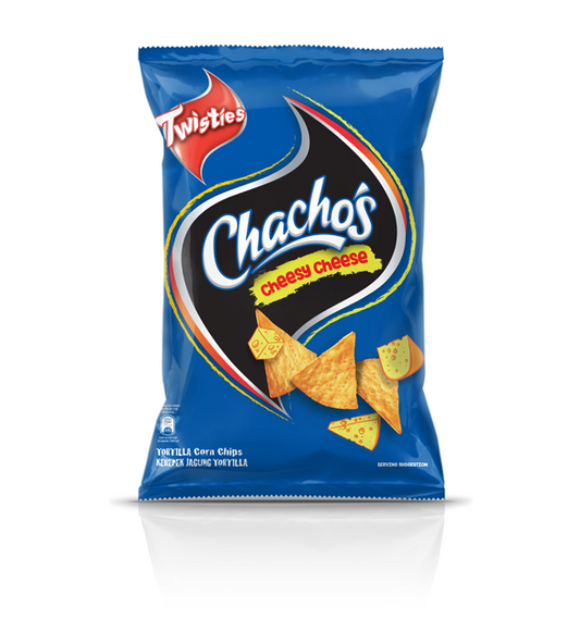 Twisties Chachos Corn Chips Big Pack Cheesy Cheese