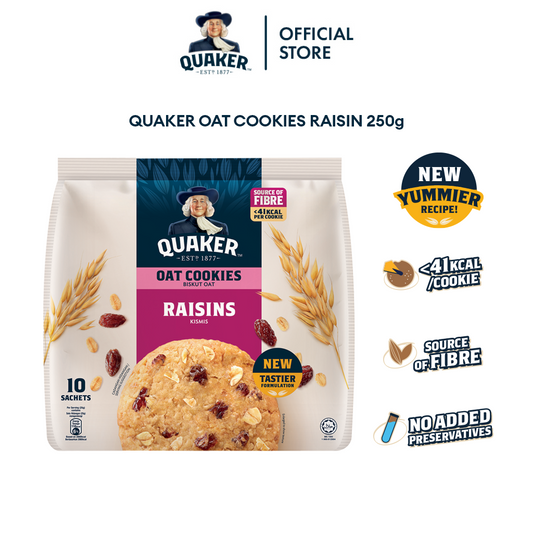 Quaker Oat Cookies - Raisins 250g