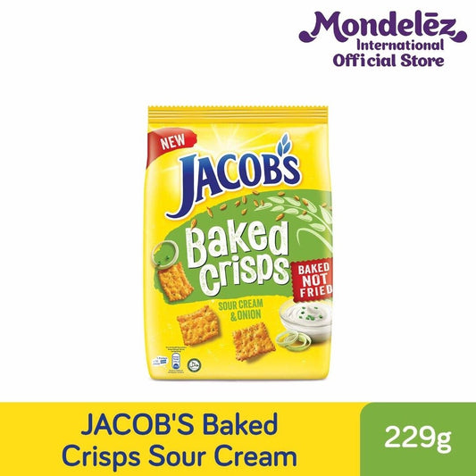 Jacob's Baked Crisps -  SOUR CREAM (229g x 6 )