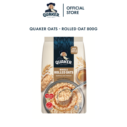 Quaker Whole Rolled Oats 800g