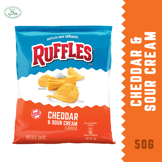 Ruffles Cheddar & Sour Cream 50g