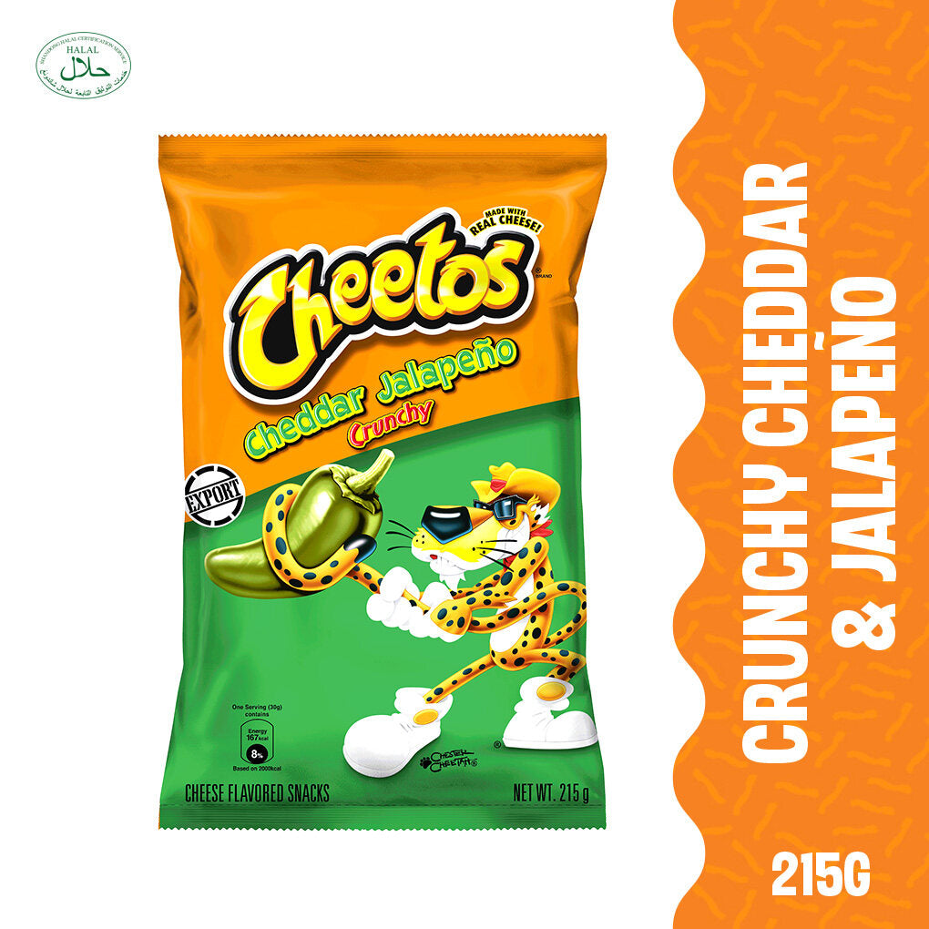 Cheetos Crunchy Cheddar Jalapeno 215g