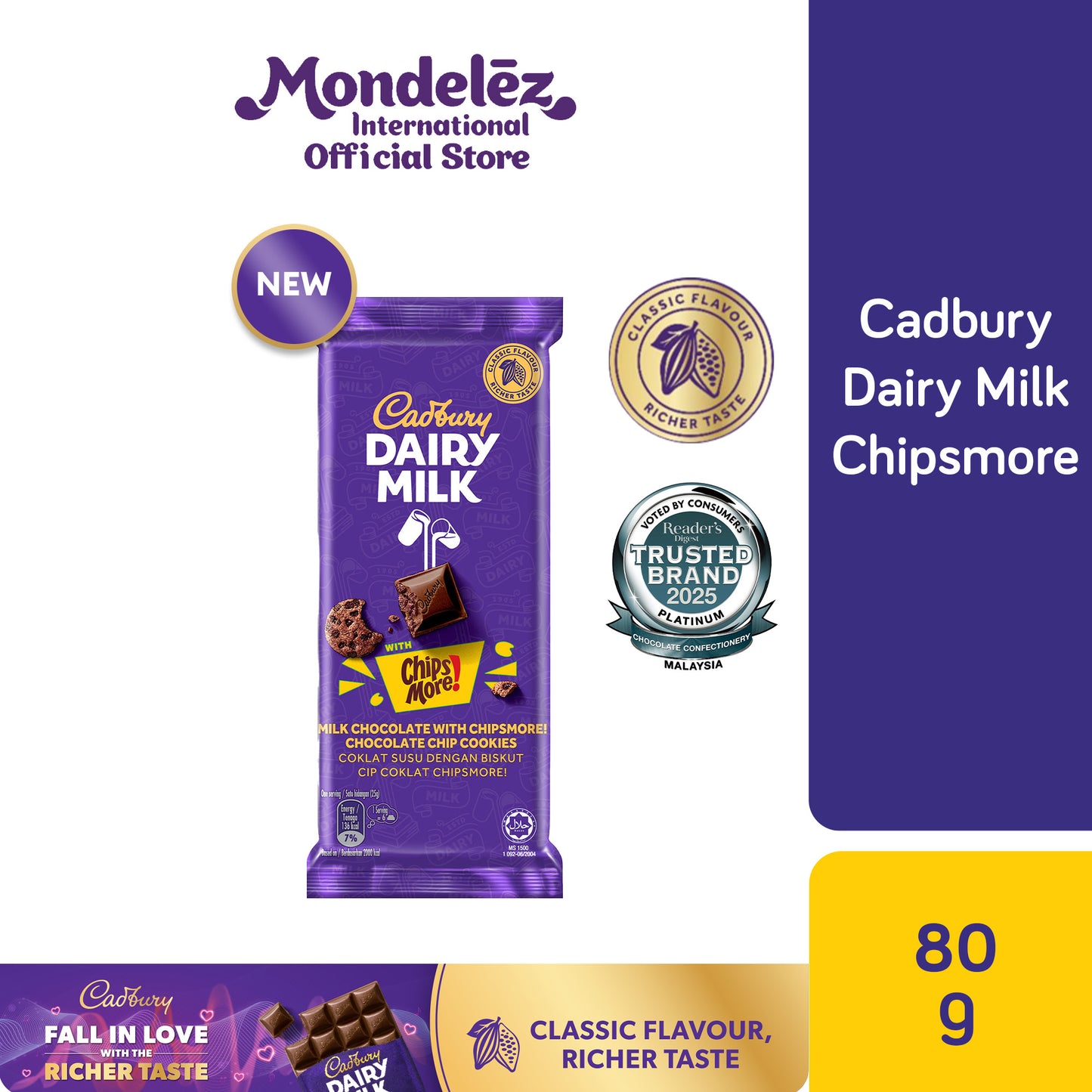[CARTON DEAL] CDM CHIPSMORE 6X12X80G (6 X 12 X 80G)