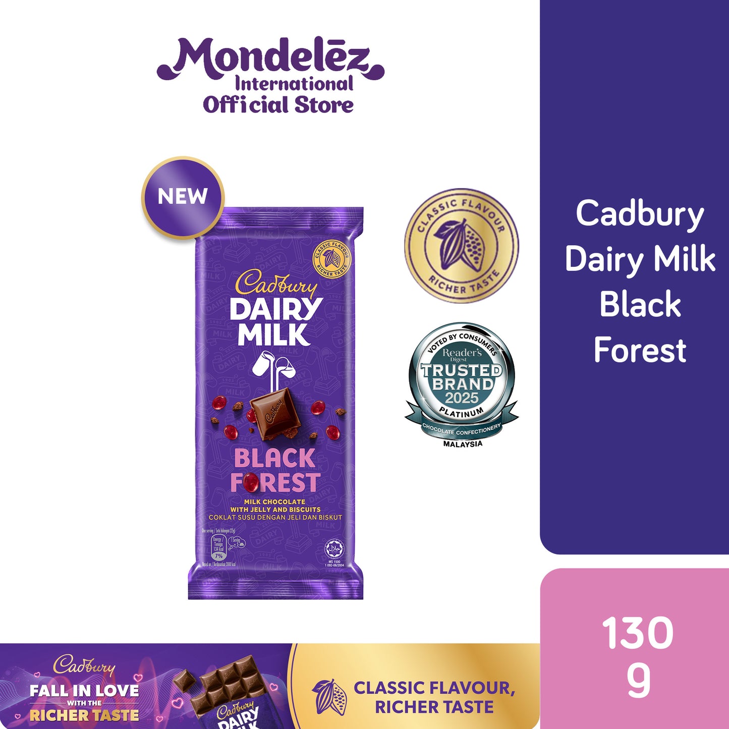 [CARTON DEAL] CDM BLACK FOREST 6X12X130G (6 X 12 X 130G)
