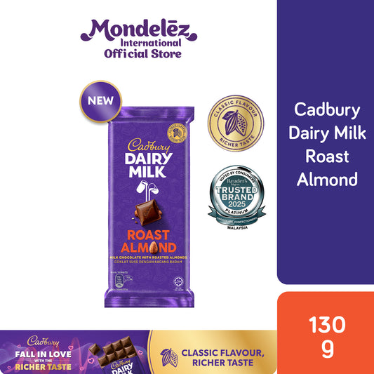 [CARTON DEAL] CDM ROAST ALMOND 6X12X130G (6 X 12 X 130G)