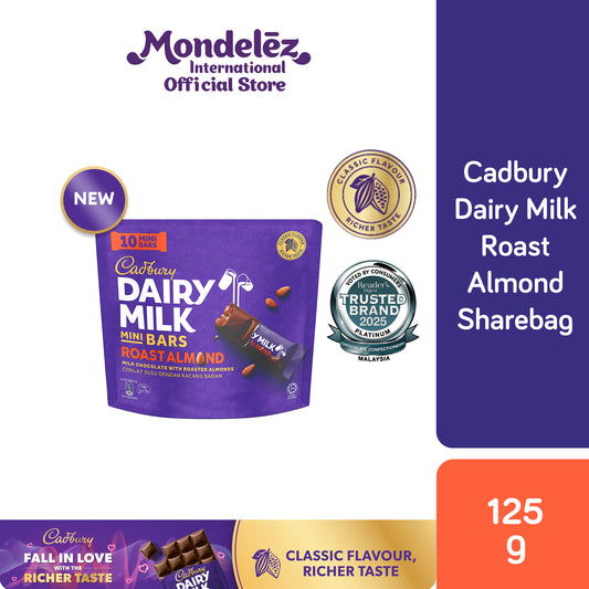 [CARTON DEAL] CDM ROAST ALMOND SHAREBAG 10S 16X125G (1 X 16 X 150G)