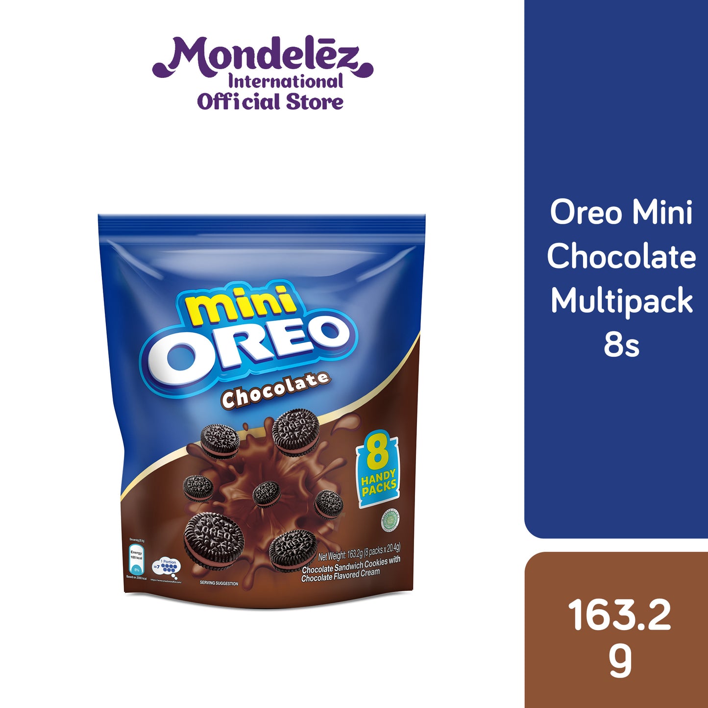 [CARTON DEAL] MINI OREO CHOCOLATE MP (16 X (8 X 20.4G))