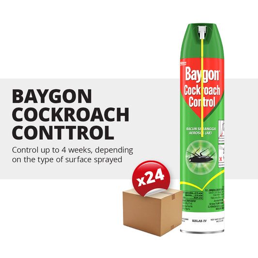 [CARTON DEAL] Baygon Cockroach Control Spray (24 x 570ml)