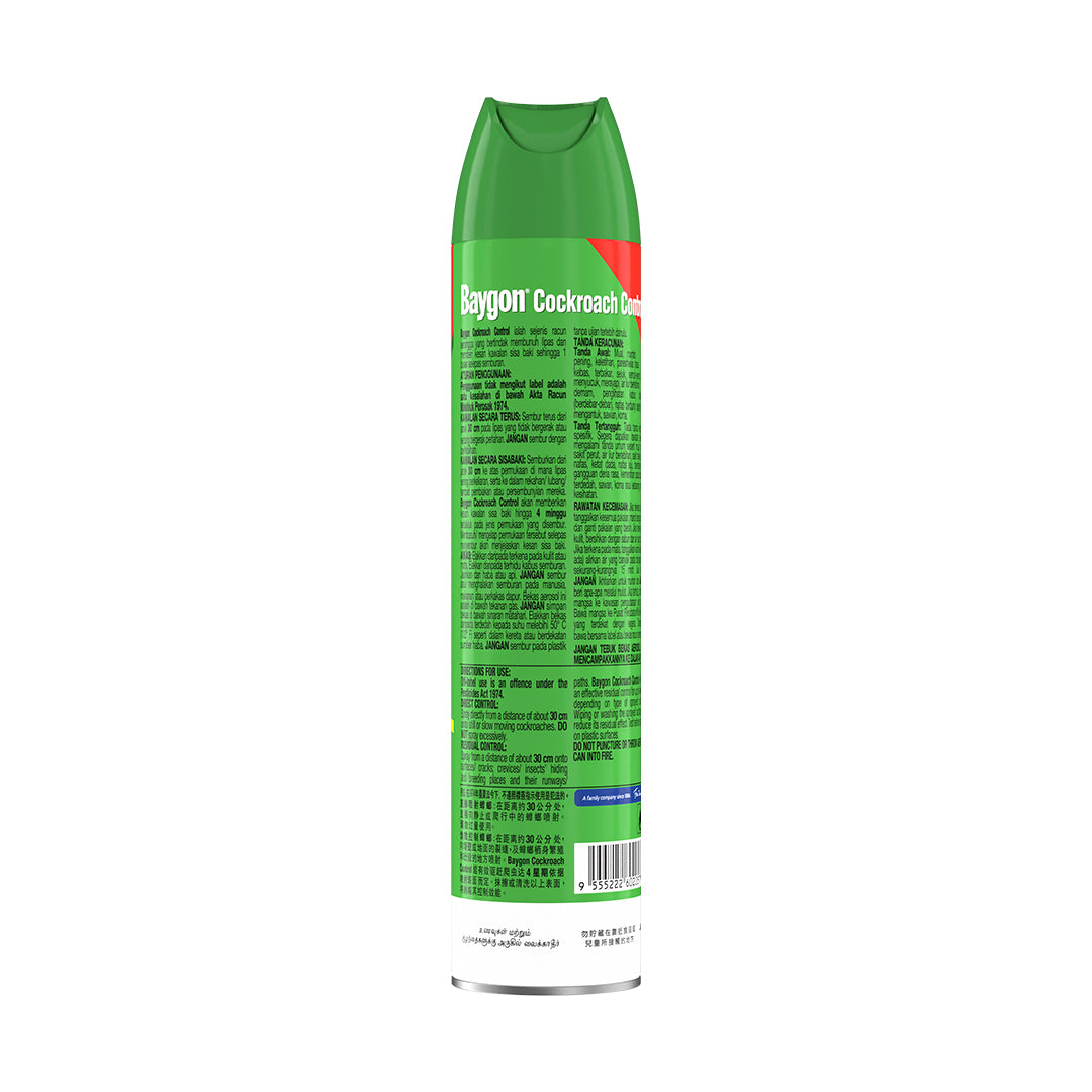 [CARTON DEAL] Baygon Cockroach Control Spray (24 x 570ml)