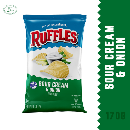 Ruffles Sour Cream & Onion 170g