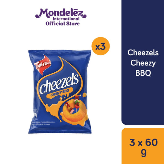 [CARTON DEAL] CHEEZELS BBQ CHEESE 60G (6 X 10 X 60G)