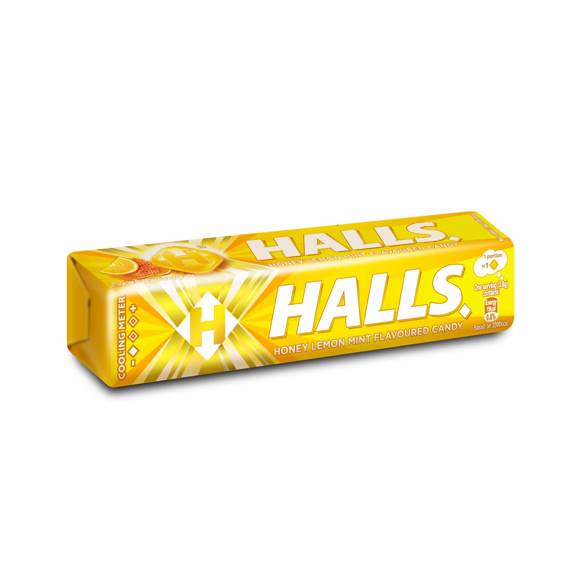 [CARTON DEAL] HALLS STICK CANDY HONEY LEMON (12 X 20 X 34G)