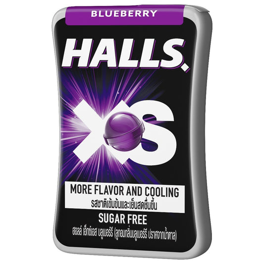 [CARTON DEAL] HALLS XS BLUEBERRY (24 X 12 X 20S)