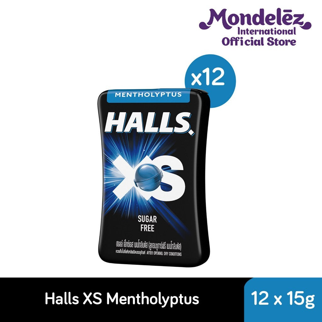 [CARTON DEAL] HALLS XS MENTHO-LYPTUS  (24 X 12 X 20S)