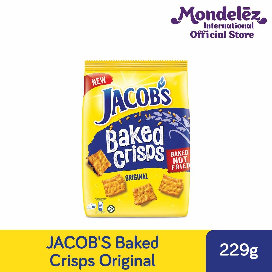 [CARTON DEAL] JACOB'S BAKED CRISPS 229G ORIGINAL (1 X 6 X 229G)