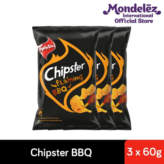 [CARTON DEAL] TWIST CHIPSTER FLAMING BBQ (3 X 10 X 60G)