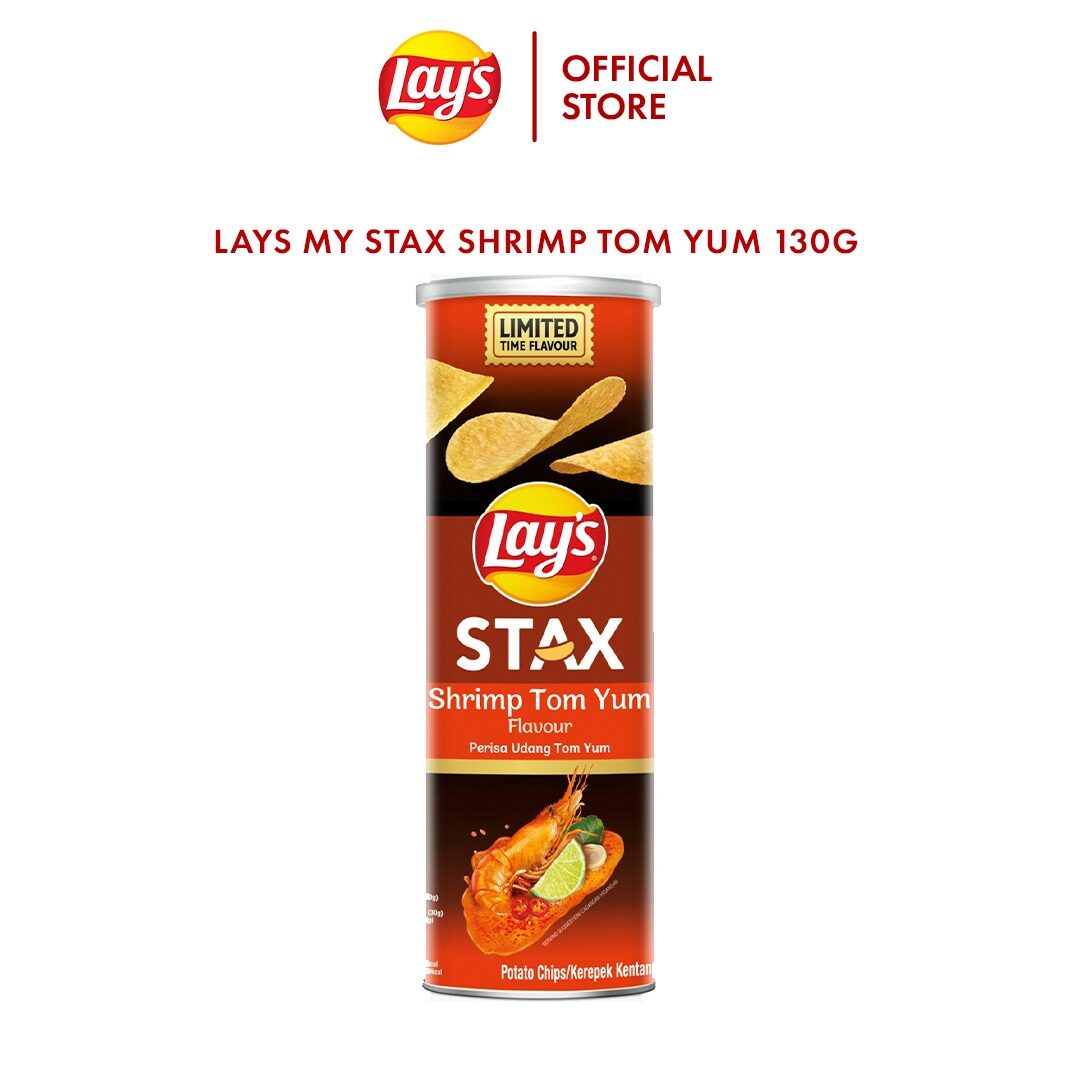 Lay's MY Stax Shrimp Tom Yum 130g