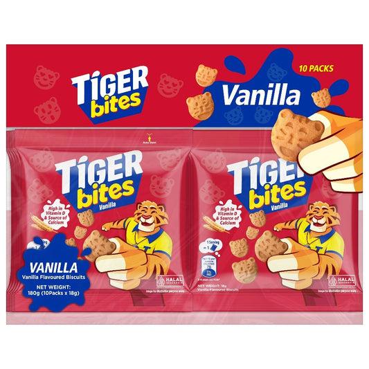[CARTON DEAL] TIGER BITES VANILLA 12X10X18G (12 X 10 X 18G)