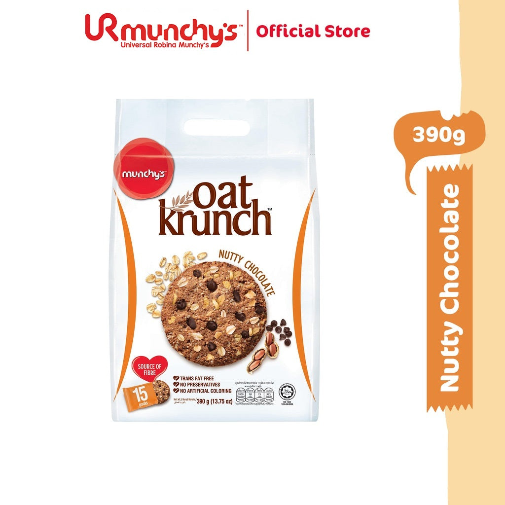 Munchy's Oat Krunch Biscuit - Nutty Chocolate (390g)