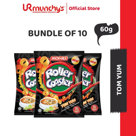 Jack ‘n Jill Roller Coaster - TomYum 60g x 10