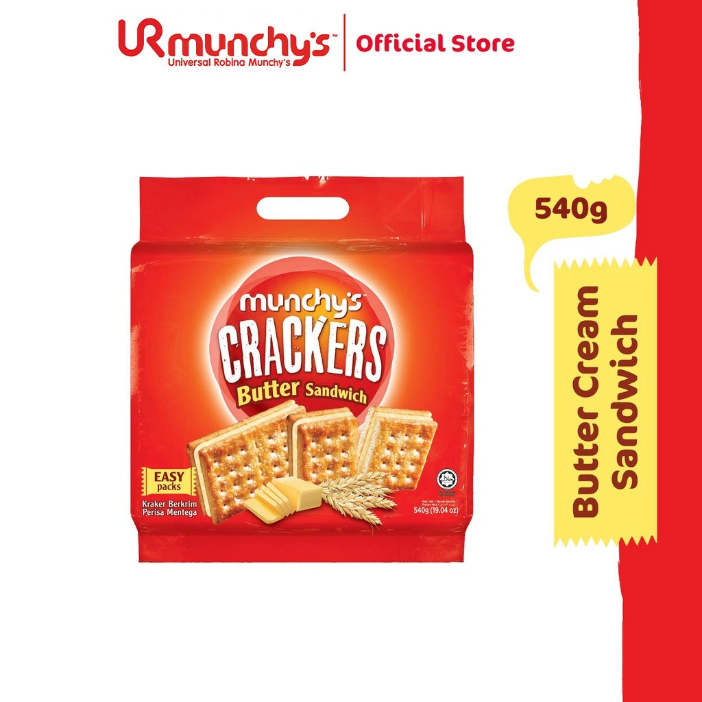 Munchy's Crackers Sandwich - Butter Flavoured Cream (540g)