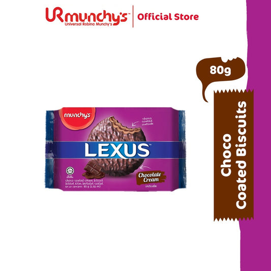 Munchy's LEXUS Choco Coated Biscuits - Chocolate (80g)