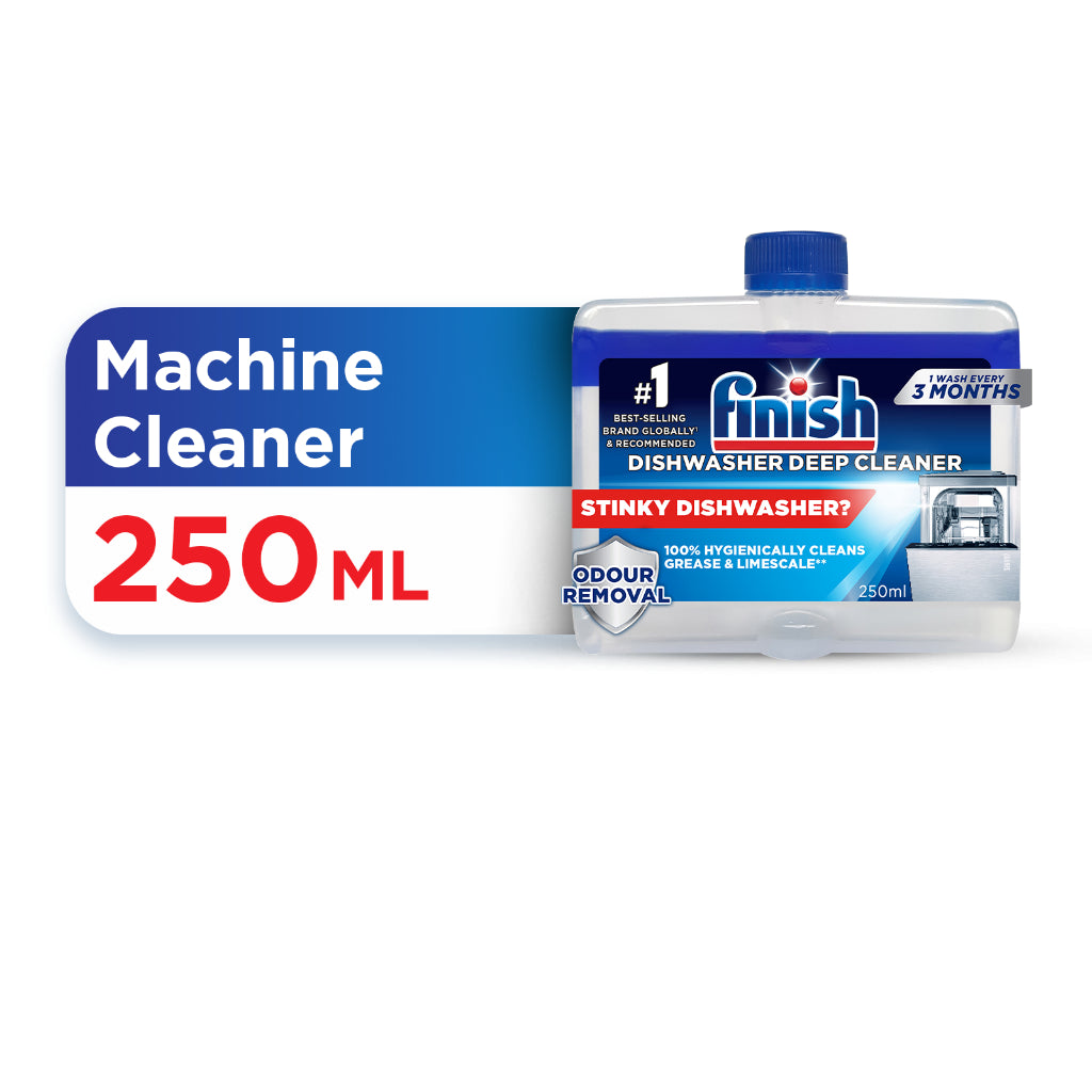 Finish Dishwasher Machine Cleaner Regular Bottle (250ml) [5x Power Actions]