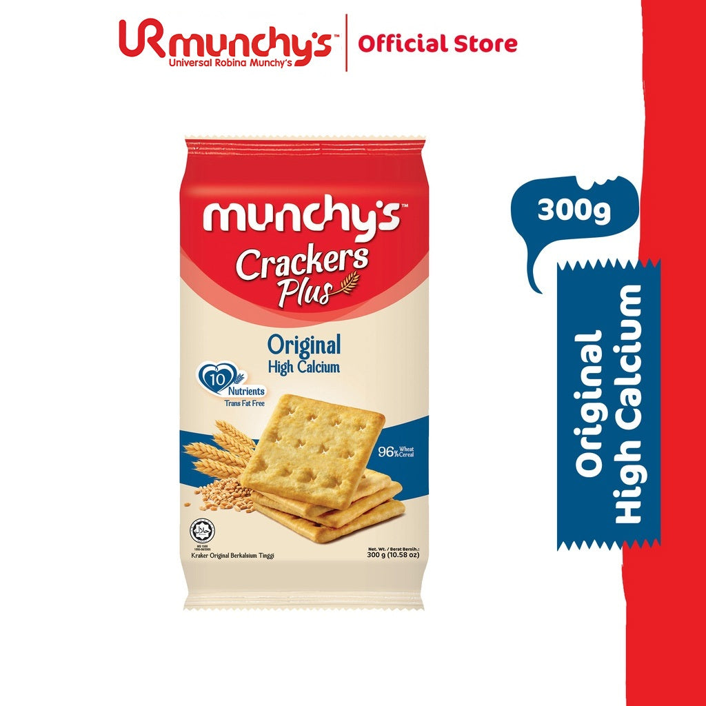 Munchy's Crackers Plus Original High Calcium (300g)