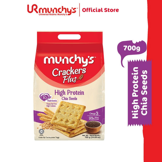 Munchy's Crackers Plus High Protein Chia Seeds (700g)