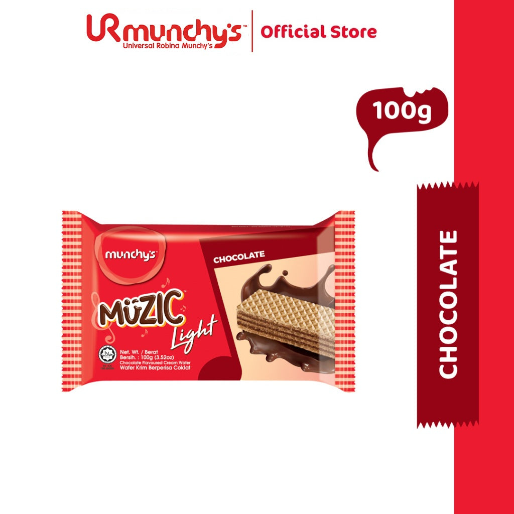 Munchy's Muzic Light - Chocolate Wafer (100g)