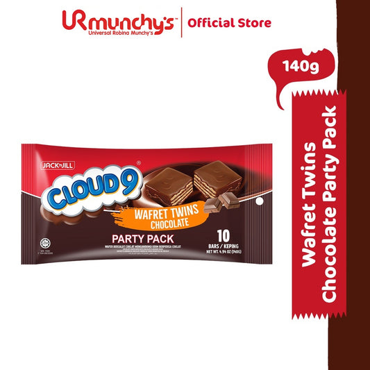 Jack ‘n Jill Cloud 9 Wafret Party Pack - Chocolate (14g x 10s)