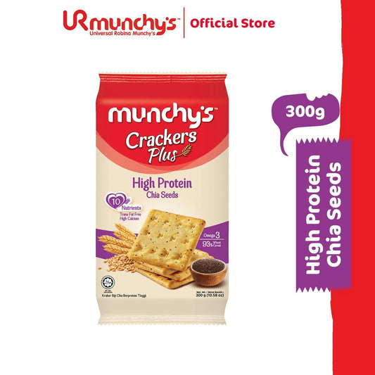 Munchy's Crackers Plus High Protein Chia Seeds (300g)