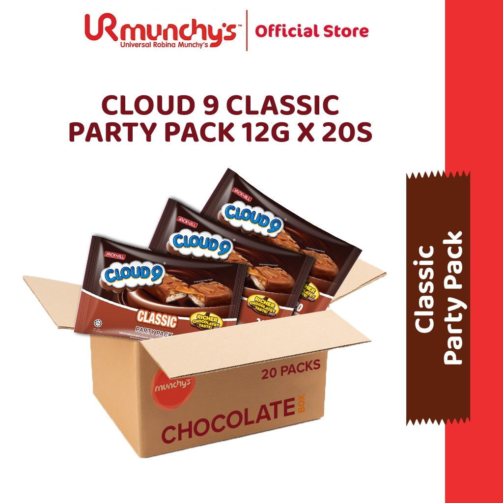 [Carton] Jack 'n Jill Cloud 9 Party Pack - Classic (12g x 20s) x 18