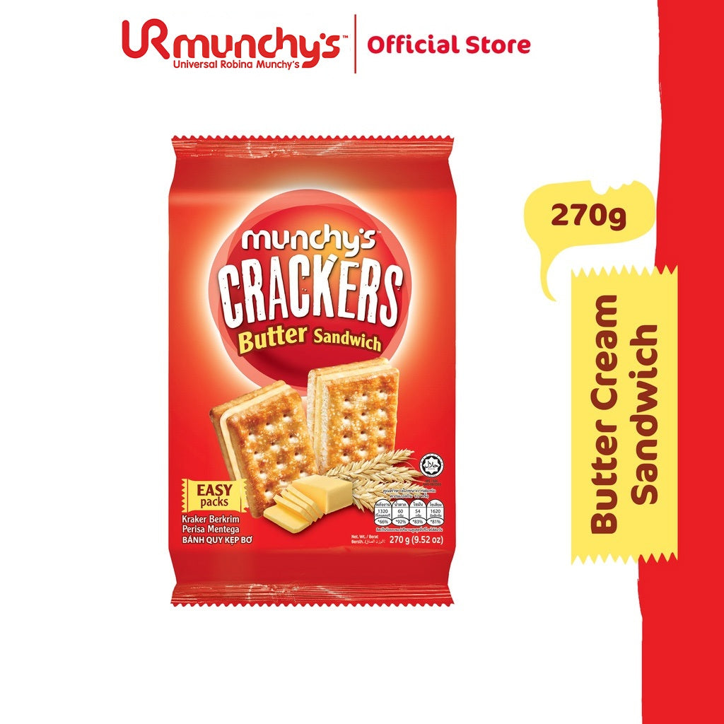 Munchy's Crackers Sandwich Butter Cream (270g)