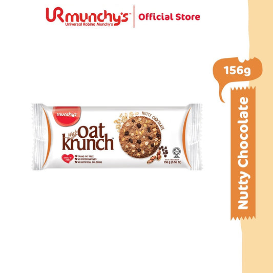 Munchy's Oat Krunch Biscuit - Nutty Chocolate (156g)